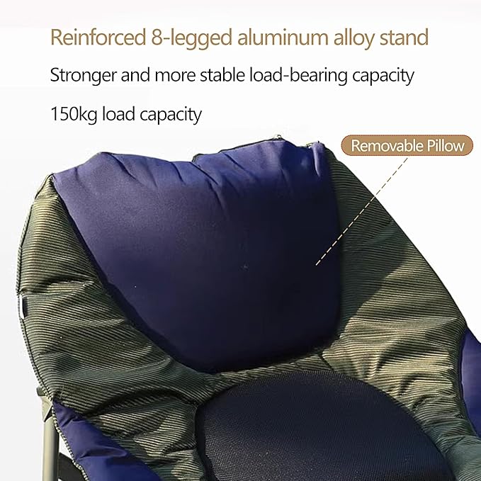 Foldable Bed with Mattress Queen Adjustable Backrest and 600D Oxford Fabric Suitable for Children Pregnant Women 150kg Load Capacity Camping Cot Aluminum Rack