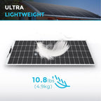 Renogy Solar Panels 200 Watt 12V, Flexible Solar Panel 200W 22% High-Efficiency, 240° Ultra Lightweight Solar Panels for Marine RV Cabin Van Car Boat Camping Curve Surfaces