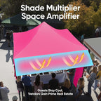 Quictent 10x10 Heavy Duty Pop up Canopy Tent with Sidewalls, Commercial Grade Instant Shelter with Wheeled Bag for Outdoor, Parties, Markets, 600D PU Coated UPF 50+ Sun Shield