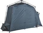 Kakadu Outback Shower Tent Deluxe, Triple Room Portable Privacy Shelter, Outdoor Camping Toilet Tent, Changing Room, Sturdy, Easy Setup - with LED Light, Carry Bag, Towel Rod