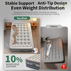InnoTruth Air Mattress Queen with Built in Pump, Inflatable Mattress Blow up Mattress, Family Choice Award Winner, 18" Colchones Inflables Foldable Air Bed for Guest & Home, Ideal for Camping, 650lbs