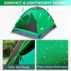 2 Person Camping Dome Tent,Waterproof Lightweight Portable Tents for Outdoor Camping Hiking Travel