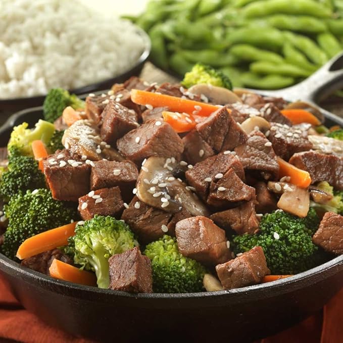 Freeze Dried Emergency Food Meal with Beef & Chicken - 158 Large Entree Servings - 30 lbs- Disaster Prepper Storage - Survival Supply with Meat