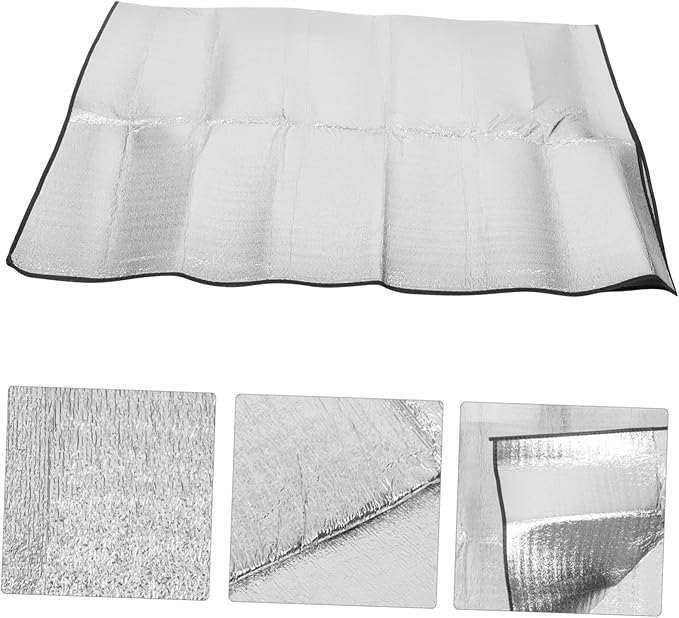 Folding Mat Pad Camping Sleeping Pads Aluminum Foil Camping Mat Foam Foil Blanket for Outdoor Sleeping