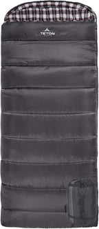 Teton Celsius XXL Sleeping Bag, Cold Weather Sleeping Bags for Adults and Kids, Camping Made Easy and Warm. Compression Sack Included, 35F, 25F, 0F, 20F Degree