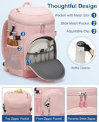 Cooler Backpack Insulated Waterproof,30/45 Cans Backpack Coolers Leakproof Lunch Backpack for Men Women Portable Soft Cooler Bag for Beach Camping Trave Picnic