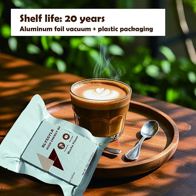 Emergency Food Ration Bars Meals 2025 Ready To Eat 20 Pack, 8 Days Sugar Free Survival Food for Outdoor Camping,20 years Long Self Life (20 PACK, Count, 20)