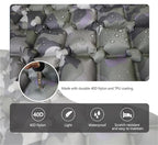 Self-Inflating Camping Mattress - Outdoor Tent Sleeping Pad, Lightweight Compact Air Cushion for Hiking Campsite(Navy)