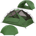 Clostnature 1/2 Person Backpacking Tent - Lightweight Two Person Tent for Backpacking, Easy Set Up Waterproof Camping Tent for Adults, Kids, Scouts, Large Size Outdoor, Hiking, Mountaineering Gear