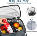 Cooler Backpack 33/40 Cans Coolers Insulated Leak Proof for Men & Women, Waterproof Soft Sided Lunch Camping Beach Travel Ice Chest Bag Hiking Picnic Backpack