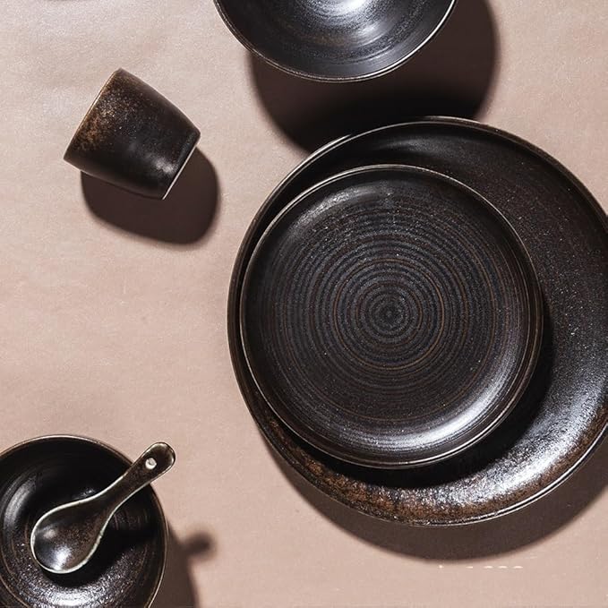 Porcelain Tableware Irregular European kiln Ceramic Dishes Middle Eastern Western Food Ceramic Set