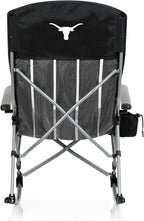 Picnic TIME NCAA Unisex-Adult NCAA Outdoor Rocking Camp Chair, XL Heavy Duty Camping Chair for Adults