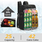 Tactical Backpack Cooler,Soft Lightweight Leakproof Cooler Backpack,Insulated Cooler Bag,Portable Soft Cooler Bag Waterproof for Beach, Travel, Camping, Picnic, Hiking