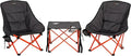 Lippert Baja Overlanding 3-Piece Chair & Table Set, 600-Denier Polyester Folding Chairs, Dual Cupholders, Innovative Scoop for Ultimate Comfort, Fold-up Convenience - 2023053719