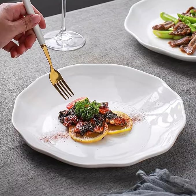 Camping Plates Stir-Fried Dishes, Ritual Dishes, Artistic Conception Dishes, Chinese-Style Private Dishes, Creative Tableware Dishes, Cold Dishes, Cold Dishes Decorative Plate(Medium)