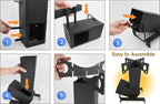 Collapsible Rocket Stove by StarBlue with FREE Carrying Bag - A Portable Wood Burning Camping Stove with Large Fuel Chamber Best for Outdoor Cooking, Camping, Picnic, BBQ, Hunting, Fishing