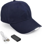 Hands Free Rechargeable LED Baseball Cap Hat for Outdoor Hip Hop Party Holiday