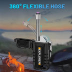 Lafagiet USB C Rechargeable Lighter, 360° Flexible Neck, Wind & Water Proof, Electric Arc Lighters for Candle, Camping