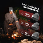 Gifts for Men, Rechargeable Bluetooth Music Unisex Beanie Hat with Light, Valentines Day Gifts for Him, Birthday Gifts for Men, Women, Grey