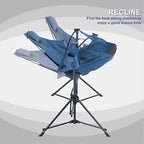 LET'S CAMP Hammock Chair Portable Camping Chair Oversized Folding Rocking Chair with Headrest and Cup Holder for Travel, Picnic, Patio, Fishing, Supports 300lbs