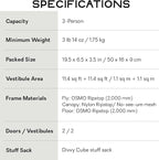 NEMO Equipment Dagger OSMO Lightweight Backpacking Tent
