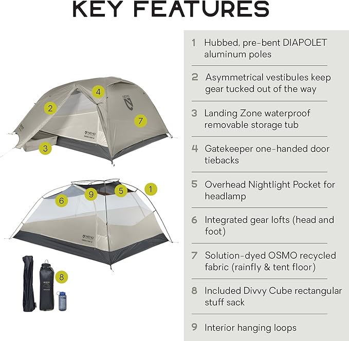 NEMO Equipment Dragonfly OSMO Ultralight Backpacking Tent