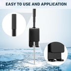 Lounsweer 1 or 3 Pcs Ice Anchor Drill Adapter Power Tool for Ice Fishing Shelter Insert Setting up Shanty Winter Fishing Shelter Tent Insert Sewing Accessories