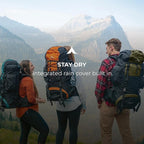 Teton 75L Explorer Internal Frame Backpack for Hiking, Camping, Backpacking, Rain Cover Included, Ocean