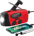 Emergency Solar Hand Crank Dynamo NOAA WB AM/FM Radio Hurricane Camping Survive Kit with 3-LED Flashlight 2000mAh 088FS Portable radios