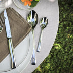 Opinel Perpétue Flatware Collection, Timeless and Elegant Stainless Steel Construction, Dishwasher Safe, Designed in France, Made in Portugal (4 Piece Table Spoon Set)