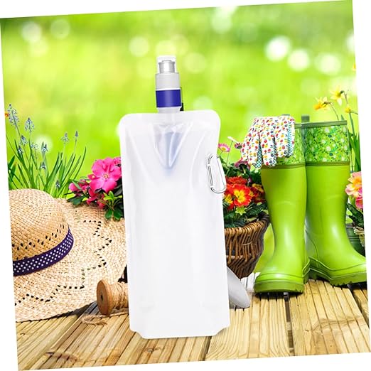 POPETPOP Daily Use Folding Water Pouch Lightweight Water Filter Bag for Camping Hiking and Outdoor Activities
