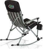 Picnic TIME NCAA Unisex-Adult NCAA Outdoor Rocking Camp Chair, XL Heavy Duty Camping Chair for Adults