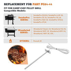 Temperature Probe Sensor Replacement for Camp Chef Wood Pellet Smoker Grill Accessorie, Replace Parts PG24-44