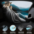 Tesla Model Y Camping Mattress Pad, 3 Inch Memory Foam Sleeping Pad Foldable Mattress for SUV Car Bed Conversion, Portable Foam Pad for Road Trips and Travel