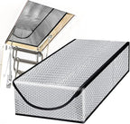 Attic Stairway Insulation Cover - Premium Energy Saving Attic Stairs Door Ladder Insulator Pull Down Tent with Zipper 25 in x 54 in x 11In (Attic Cover)