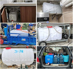 Water Tank Water Tank 100L Water Bucket Water Tank Water Bucket Household Water Storage Outdoor Food Grade Plastic Water Tank Large Rectangular Horizontal Disaster Camp Water Tank(Size:70L-T)