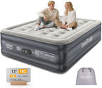 InnoTruth Air Mattress Full with Built in Pump, Inflatable Blow up Mattress, 18" Raised Colchones Inflables Air Bed for Guests & Home, Ideal for Home Use and Outdoor Camping, 600lb Weight Capacity