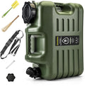 5 Gallon Water Jug with Spigot, Leak-Proof Portable Camping Water Containers, BPA Free, Outdoor Hiking & Emergency Picnic Storage Water Tank