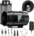 VIVOSUN Smart Air Filtration G8 Kit 8", AeroZesh G8 Inline Duct Fan with E12 Speed Controller, Carbon Filter & 25' Ducting, Cooling & Ventilation System for Grow Tents, Indoor Gardening, Hydroponics