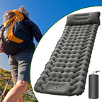 Inflatable Sleeping Pad for Camping,Blow Up Portable Airbed with Pillow | Lightweight Backpacking Sleep Mat - for Outdoor Travel Backpacking Hiking Tent Car Truck SUV Women Men