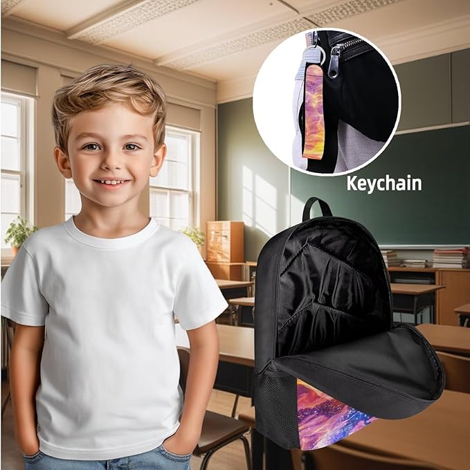 Football School Backpack Set for Children Boys 4 in 1 Football Backpack with Insulated Lunchbox for Kindergarten Elementary Middle Large Capacity Travel Rucksack with Adjustable Strap