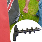 Earth Anchor Spiral Windproof Multipurpose Stand Base Tent Stake Tent Sand Anchor for Sheds Camping Swing Backpacking Outdoor