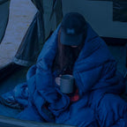 REDCAMP Flannel Sleeping Bag for Adults, Comfortable Cotton Sleeping Bags for Camping with Detachable Hood, Red/Grey/Blue/Black
