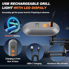 Grill Lights for Outdoor Grill with Rechargeable Battery for Blackstone Griddle and Weber Grill, Blackstone Griddle Accessories, BBQ Grilling Accessories for Outdoor Grill, Gifts for Men Dad