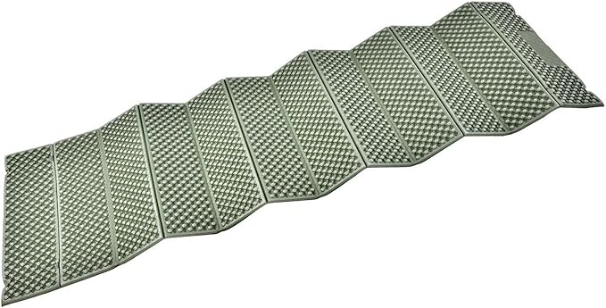 Drfeify Mattress Foam Camping Mat for Outdoor Sports Egg Cell Shape Sleeping Pad for Camping Material (Green)