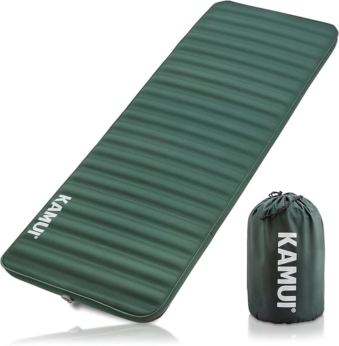 KAMUI Sleeping Pad – Foam Camping Mat, 4-Season Insulated Mattress Pad R-Value 6, for Tent, Car, Travel, or Home