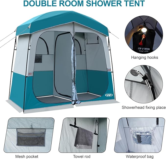 Shower Tent, Outdoor Camping Privacy Shelter-Dressing Changing Room-Portable Toilet Tent for Hiking Sun Shelter Picnic Fishing