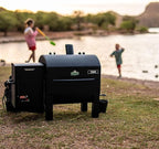 GMG Green Mountain Grills Trek Prime 2.0 WiFi Portable Wood Pellet Tailgating Camping BBQ Smoker Grill - Digital Enabled