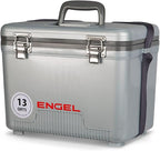 ENGEL 13qt Leak-Proof, Air Tight, Drybox Cooler and Small Hard Shell Lunchbox for Men and Women