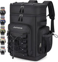 Insulated Cooler Backpack, 40L Leakproof Backpack with Double Compartments for Men & Women, Large Lunch Cooler for Camping, Beach, Travel, Picnic, Up to 48 Cans